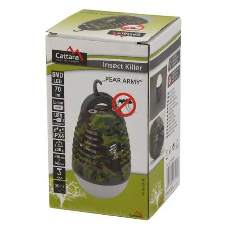 Linterna LED Cattara Pear Army