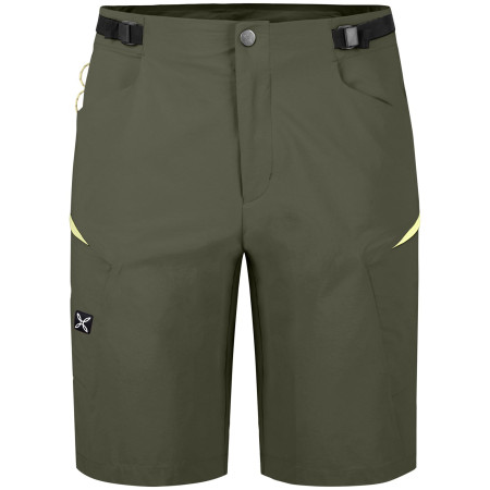Pantalones cortos de hombre Montura Altai Bermuda verde Verde Salvia/Sunny Lime