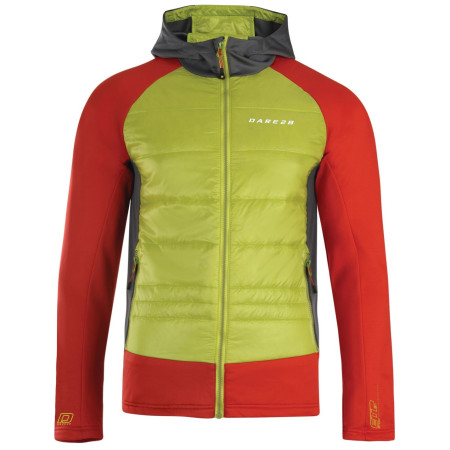 Chaqueta de hombre Dare 2b Inlay Hybrid rojo/amarillo Lmpnch/Dngrr
