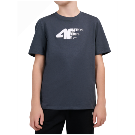 Camiseta para niños 4F Tshirt M3515 Dark Grey gris Dark Grey
