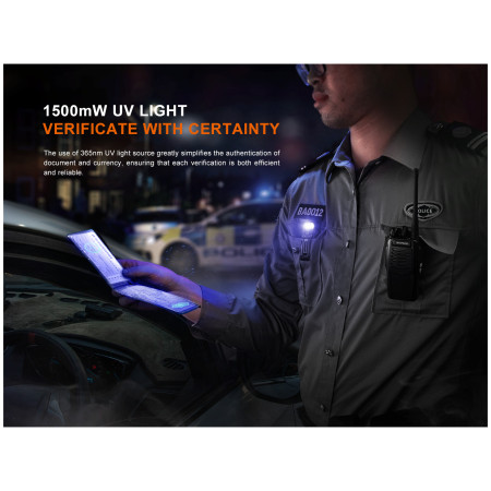 Linterna de bolsillo Fenix SW05R-UV