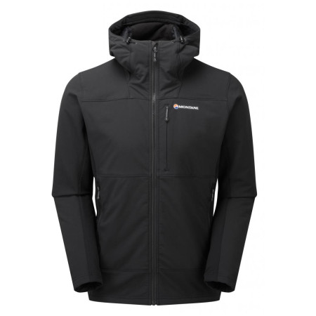 Chaqueta softshell de hombre Montane Krypton Hoodie negro Black