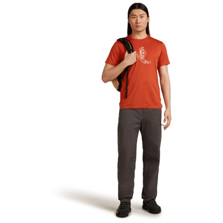 Camiseta de hombre Icebreaker Merino 150 Tech Lite Skiing Yeti