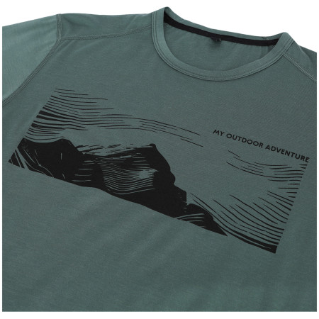 Camiseta de hombre MOOA Merino Lyolite Highlander 150 Short