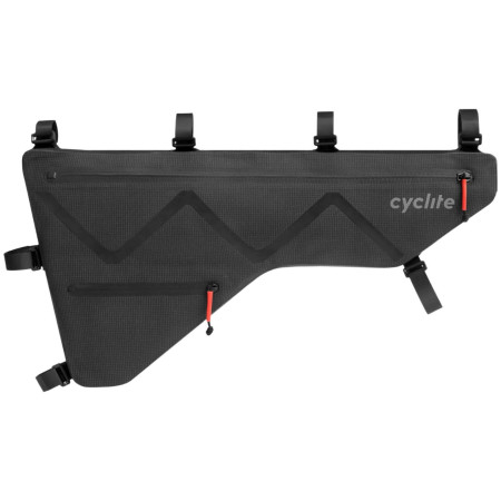 Alforja para cuadro Cyclite Frame Bag Large / 02 negro black