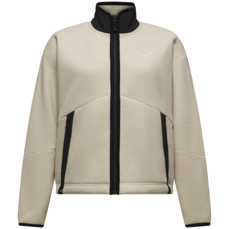Sudadera de mujer Salewa Fanes Jacket Fz W blanco oatmeal
