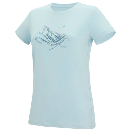 Camiseta de mujer Regatta Womens Fingal Stretch azul claro Skyway