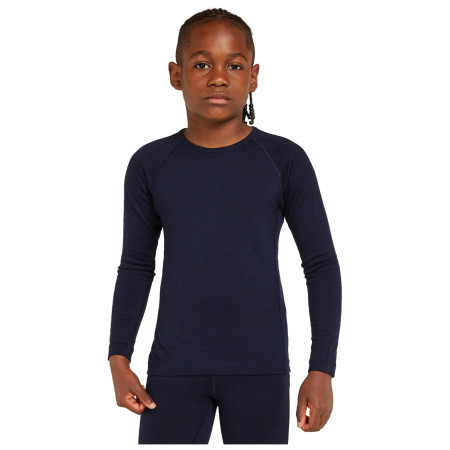 Camiseta funcional para niños Icebreaker K 200 Oasis LS Crewe Midnight Navy