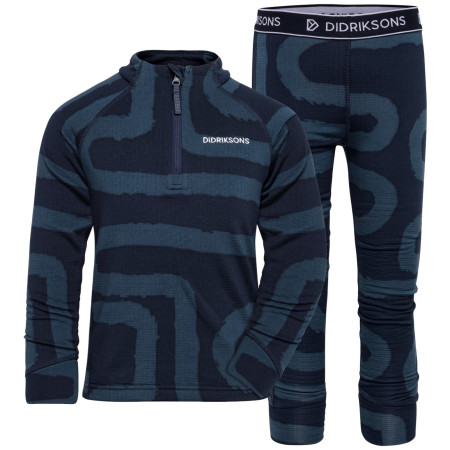 Ropa interior funcional para niños Didriksons Jadis Kids Pr Set 5 Path Navy