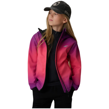 Chaqueta softshell para niños 4F Softshell Jacket F603 Multicolour 3 Allover