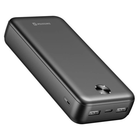 Batería externa Swissten Worx Pro 20000 mAh negro black