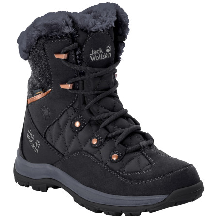 Calzado de mujer Jack Wolfskin Aspen Texapore Mid W negro Black/DarkGrey