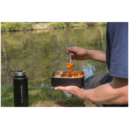 Caja de alimentos LifeVenture Stainless Steel Mess Tin Container