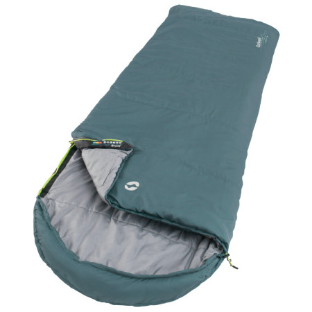 Saco de dormir tipo manta Outwell Campion Lux verde/gris Teal