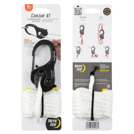 Mosquetón auxiliar Nite Ize CamJam XT Large Aluminium Cord Tightener