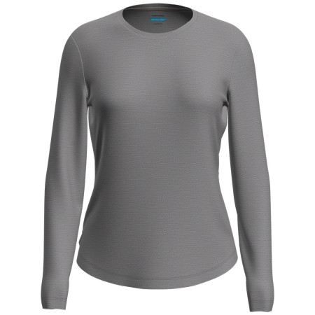Camiseta funcional de mujer Icebreaker W Mer 125 Cool-Lite Sphere III LS Tee gris Metro Heather