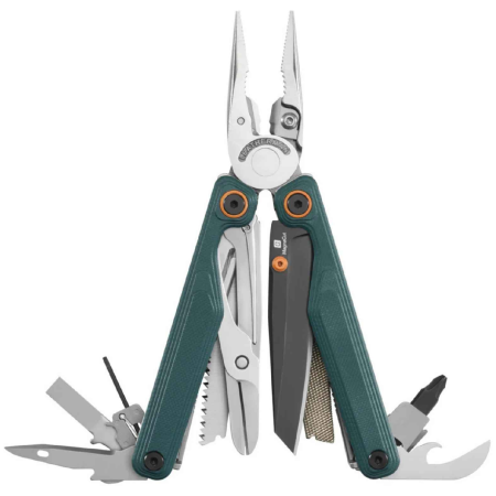 Multiherramienta Leatherman Wave Alpha + Bit Kit verde CASCADIA