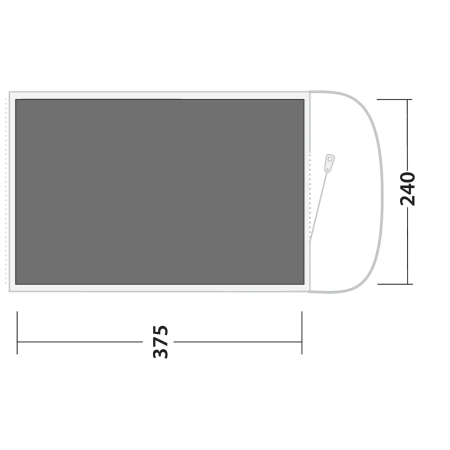 Suelo debajo de tienda de campaña Outwell Footprint Sky 4