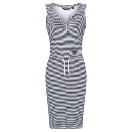 Vestido de mujer Regatta Fahari azul/blanco Navy/WhitStr
