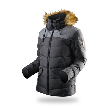 Chaqueta de hombre Trimm Kelt negro/gris