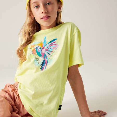 Camiseta para niños Dare 2b Trailbazer III Tee Wax Yellow
