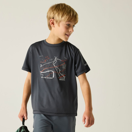 Camiseta para niños Regatta Alvarado Seal Grey