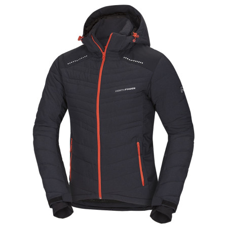 Chaqueta de esquí para hombre Northfinder Franco negro Black