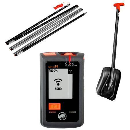 Juego de seguridad contra avalanchas Mammut Barryvox S Package negro