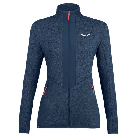 Chaqueta de mujer Salewa *Rocca 2 Pl W Fz azul/gris 3965 - navy blazer melange