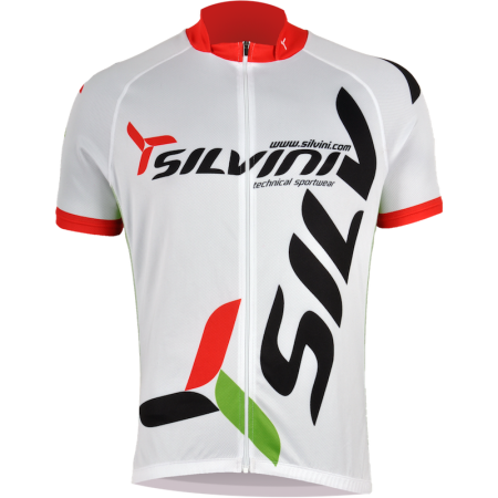 Maillot de hombre Silvini Team MD257 blanco White