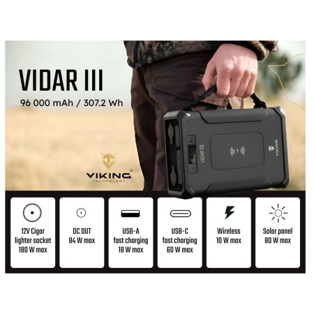 Powerbank outdoor Viking Technology Vidar III