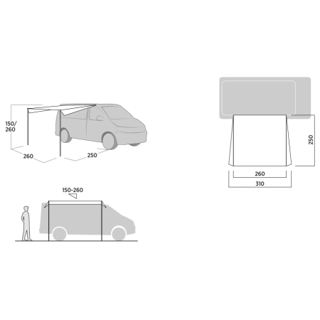 Toldo Easy Camp Voss Canopy II.