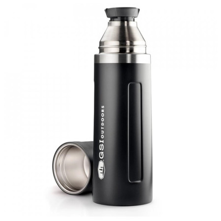 Termo GSI Outdoors Glacier Stainless Vacuum Bottle 1l negro black