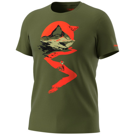 Camiseta de hombre Dynafit Artist Series Co T-Shirt M verde Winter Moss