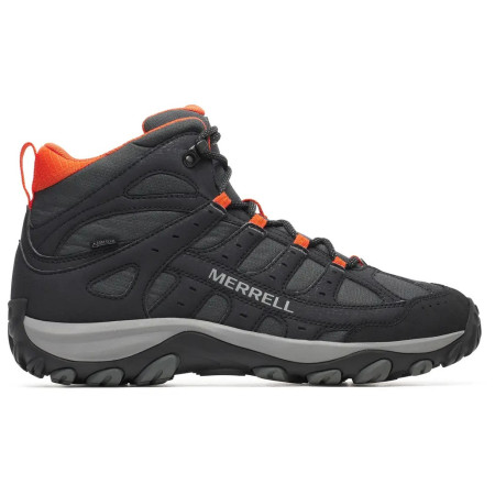 Calzado de senderismo para hombre Merrell Accentor 4 Sport Mid Gtx negro black/firetail