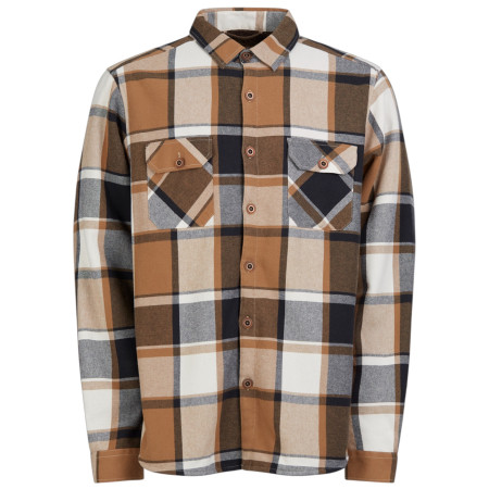 Camisa de hombre Fundango Roddy Lined Shirt marrón coffee