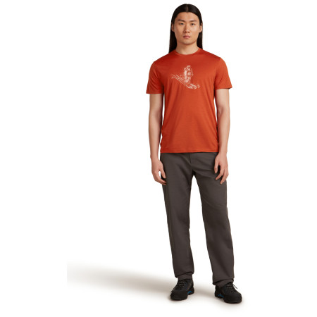 Camiseta de hombre Icebreaker Merino 150 Tech Lite Skiing Yeti