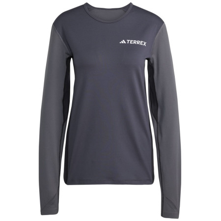 Camiseta funcional de mujer Adidas Multi Synt Ls W gris