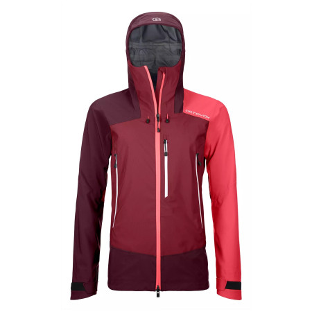 Chaqueta de mujer Ortovox Westalpen 3L Jacket W rojo DarkBlood