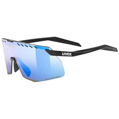 Gafas de sol Uvex Pace Stage S Cv negro/azul Black Matt/Mir.Blue