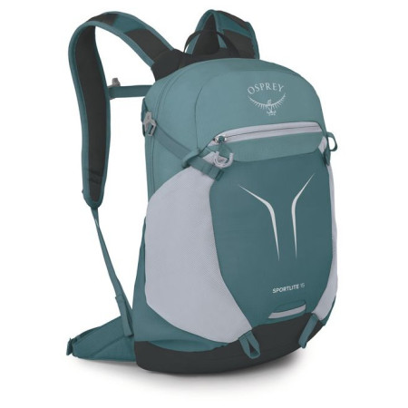 Mochila de senderismo Osprey Sportlite 15 azul claro torrent blue