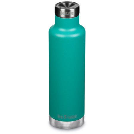 Botella térmica de acero inoxidable Klean Kanteen Insulated Classic Narrow 25oz (w/Pour Through Cap) turquesa blue