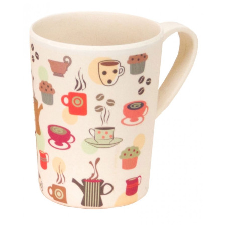 Taza expuesta Vango Bamboo Mug 350 ml beige CoffeeCupPrint