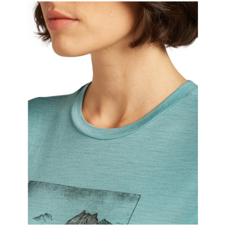 Camiseta de mujer Icebreaker Women Merino 150 Tech Lite SS Tee Terrain