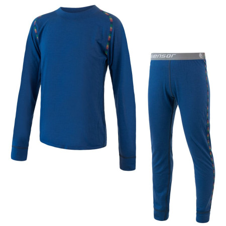 Ropa interior funcional para niños Sensor Merino Air Set triko+spodky 2022 azul Darkblue