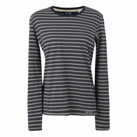 Camiseta de mujer Regatta Federica azul oscuro Navy/LghtVan