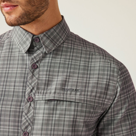 Camisa de hombre Regatta Trav Pack Awy SS Shrt