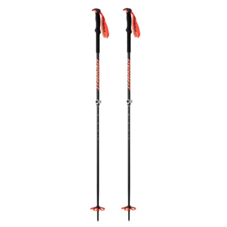 Bastones de esquí de travesía Dynafit Speedfit Vario negro/naranja Black/Orange