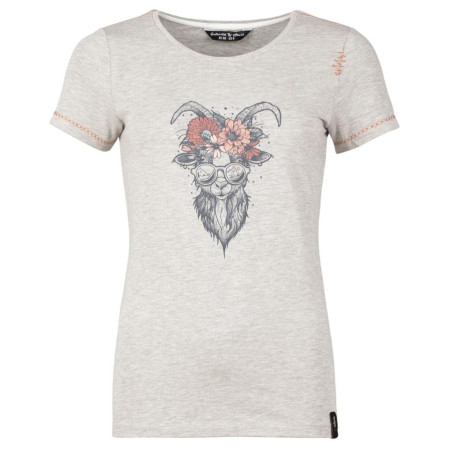 Camiseta de mujer Chillaz Saile Alps Love gris grey melange