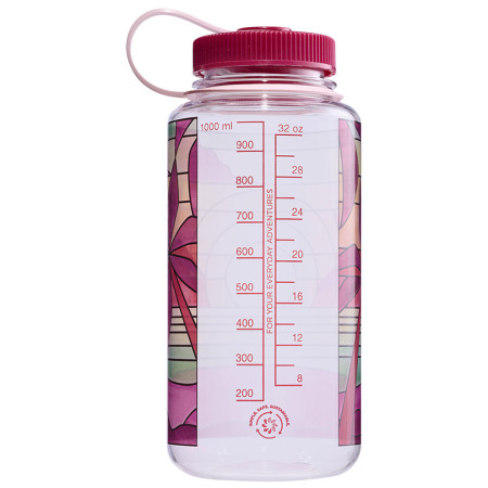 Botella Nalgene Wide Mouth 1l Clear Stained Glass